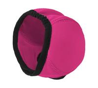 Sharplace Cover Soundproof Muffs Hearing Protection Bath Swim Cap Ear Wrap for Puppy Waking Outside Doggy Outdoor, L Rose Red