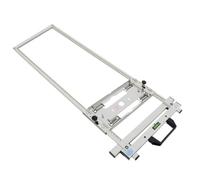 Sharplace Cutting Guide Saw Guide Rail Track Ruler with Adjustable Rail Marks and Carry Handle in Stainless Steel Suitable for, Large Premium Board Cutter 4-Inch 5-Inch Welded Model