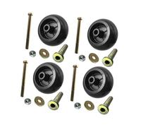 Sharplace Deck Wheels Kit with Bolts Locknuts Maintenance Parts Sturdy Replacement Hardware Kit for 103-7263 109-9011 103-3168, 4 Pieces Kit