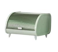Sharplace Desktop Storage Box Snack Makeup Storage Box Countertop Bread Bin Holder Creative Bread Container Farmhouse for Bakery Pantry, green
