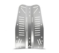 Sharplace Diving Buoyancy Vest Backplate Rigid Foundation Modular Buoyancy Control System Ergonomic Contoured Profile Spine Curve Support Versatile Slots, Silver
