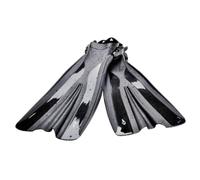 Sharplace Diving Flippers With Adjustable Open Heel Straps For Snorkeling Swimming Freediving Training Water For Adults Youths, Black, size to 3