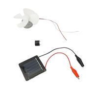 Sharplace DIY Fan Physics Stem Toys Solar Power Experiment Creative Teaching Tool Sturdy Science Experiment Handcraft for Home Students