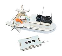 Sharplace DIY Wooden Science Experiment Kits Learning Toy Boat Model Assemble Creative Stem Toys for Children Kids Boys and Girls Teens