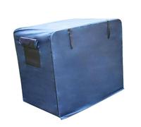 Sharplace Dog Crate Cover Pet Cage Accessory Wear Resistant Rainproof Light Reducing Heavy Duty Dustproof Breathable Oxford Cloth, Blue 79x54x73 cm