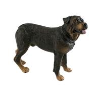 Sharplace Dog Figurine Garden Statue - Realistic Toy Sculpture Simulation Ornament for Indoor Outdoor Furnishings - Rottweiler - Dog Lover Gift