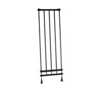 Sharplace Dog Gate Room Divider Stable Simple Step through Type Barrier Pet Fence Puppy Gate for Indoor House Doorway Kitchens Stairs, Black, Width 56 to 100cm