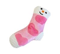 Sharplace Dog Puppy Stuffed Toy Stuffed Socks for Small Medium and Large Dogs Bite Cartoon Funny Squeaky Plush Toy Pets Entertaining, Pink