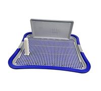 Sharplace Dog Toilet Potty Pad with High Wall No Spilling Anti Splashing Mesh Pet Training Pad Indoor Dog Potty Tray for Kitten, Dark Blue