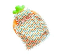 Sharplace Doll Bed Figure Sleeping Bed Portable Comfort Doll Quilt Mattress Pillow for Home Micro Landscape Decor, Orange, S