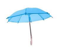 Sharplace Dollhouse Miniature Umbrella,Cute Umbrella Parasol Ornament,Kids Children Toy,Hanging Decorative Prop for 18 inch Girls Dolls, blue