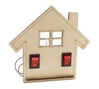 Sharplace Double Control Model Technology Toy DIY Material Basic Physic Science Wooden Kit for School Children Primary