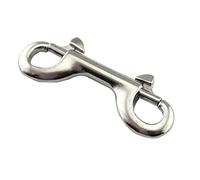Sharplace Double Ended Bolt Snap Hook, Stainless Steel Double End Heavy Duty Snaps Bolt Clip for Dog Leash Bucket, 3.54x0.98inch