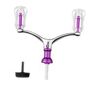 Sharplace Double Rocker Arm Fishing Reel Handle, Crank Handle, Sturdy Fishing Tackle,Replacement,Comfortable Grip for 1000-4000, Purple