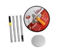 Sharplace Drywall Pole Sander 49inch Round Manual Drywall Sander with Extension Pole 360° Rotation Hand Held Wall Sanding Tool for Walls Ceilings Polishing Painting Projects