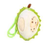 Sharplace Durian Keychain Backpack Pendant Funny Goody Bag Stuffers Comfortable Cartoon Stuffed Fruit Purse Charm for Kids Women, Green