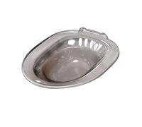 Sharplace Elderly Sitz Bath Women Bidet Hip Bath with Drain Holes Versatile PP Materials Over The Toilet Accessories Portable for Standard Toilets, Grey