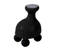 Sharplace Electric Body Massage with 4 Heads Powerful Handheld Cordless Mini Muscle Massage Tool for Legs Neck Hands Shoulder, Black