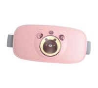 Sharplace Electric Period Cramps Heating Pad Menstrual Fast Heating Pad, Premium, Rechargeable Compact Wearable Cordless Portable, Pink