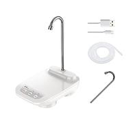 Sharplace Electric Water Dispenser Quantitative USB Charging Drinking Water Pump for Indoor, White