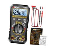 Sharplace Electrical Multimeter Receptle Tester 6000 Counts Professional Tool Meter DC Voltmeter for Cars Troubleshooting, Black Standard