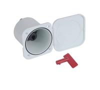 Sharplace Electrical Switch Disconnect Isolator Cutoff With Removable Key Hinged Lid Compact Housing Copper Contacts Rated 12-24V 275A suitable for boat storage RV maintenance car service
