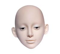Sharplace Eyelash Extension Mannequin Head Makeup Practice Head Reusable Professional Cosmetology Doll for Shop Salon Beginners Stylist