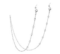 Sharplace Fashion Eyeglass Chain Necklace Sunglasses Holder Eyewear Anti Slip Hanging Unisex Stylish Reading Rope String Cords for Girls Women, Pearl