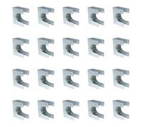 Sharplace Fastening Component Structural Support Shoe Reinforcement Bracket with Notched Front and Round Cutout with Mounting Holes