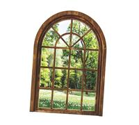 Sharplace Faux Window Wall Sticker Decal PVC Wallpaper Bedroom Waterproof Modern Art Mural Green Plants Landscape for Office Farmhouse