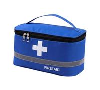 Sharplace First Aid Bag Empty,Emergency Storage Pouch with Bag Medical Travel Case for Travel Trip Workplace Car Hiking, L Blue