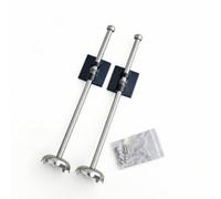 Sharplace Fishing Container Support Telescopic Leg Stand Bracket Accessory With Adjustable Claw Feet Level Grounding Suitable for shore angling terrain muddy banks , Black