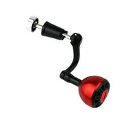 Sharplace Fishing Reel Handle Single Rocker Arm Repairing Lightweight Crank Tackle Ergonomic Grip for Gift Outdoor Activities, Red and Small