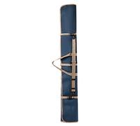 Sharplace Fishing Rods Bag Fishing Tackle Storage Case Wear Resistance Roll up Large Capacity Outdoor Nylon Travel Carry Case Fishing Pole Storage Bag, blue 1.3m