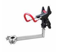 Sharplace Fishing Seat Support With Adjustable Angled Rod Holder Clamp Base For Chair Frame Heavy Duty Stainless Steel And Nylon Construction Suitable, A-style Fishing Chair Bracket