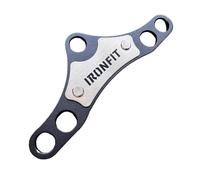 Sharplace Fitness Conversion Plate Cable Adapter Plate Cable Attachment Gym Accessory Strength Training Plate made of 304 stainless steel for secure cable , Carbon Steel, Black
