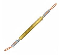 Sharplace Fitness Resistance Bar Chest Expander Strength Spring Bar Upper Body Exerciser Steel Spring Structure Double Color Handles suitable for home workouts, Gold, 60KG