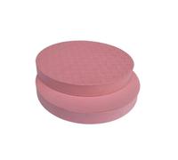 Sharplace Fitness Support Pad With Grooved Underside For Secure During Planks And Stretching Routines Suitable For Studio Exercise And, Pink, 30cm 1.5cm