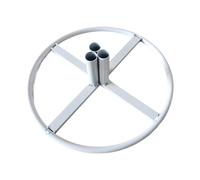 Sharplace Flower Pole Display Stand Base DIY Crafts Easy to Use Accessory Centerpieces Flowers Falling to The Ground for Floral Wedding, white middle hole