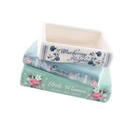 Sharplace Flower Pot Book Shape Plant Pot Statue Figurine Decorating Small Succulents Planter Vase for Outdoor Bookshelves Table