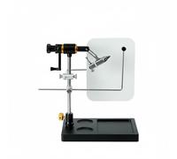 Sharplace Fly Tying Vise Rotary Clamp Tool Set Lure With 360 Degree Rotation And Secure Bench Mount Suitable for home tying workshop use beginner practice dry, C-type Black