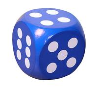 Sharplace Foam Dot Dice 30cm Teaching Aids Develop Intelligence Early Learning Toys Playing Dice Large Foam Dice for Boys Girls Kids Children Teacher, Blue