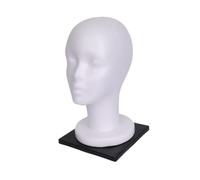 Sharplace Foam Mannequin Head,Glasses Hat Display Holder,Lightweight Hairpiece Stand,Manikin Head for Headphone,Home Styling,Barbershop, female