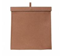 Sharplace Foldable Hanging Car Trash Bin Waterproof Hanging Car Waste Litter binSaving for Commuters, Light Brown