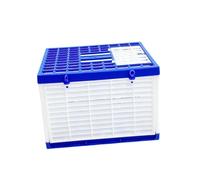 Sharplace Foldable Pigeon Cage Training Competition Case Easy Assembly Nest Box Bird Travel Carrier Cage for Warehouses Orchard Garden, M