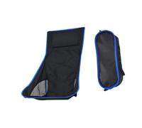 Sharplace Folding Camping Chair Replacement Beach Lawn Chair Cloth Oxford with Storage Bag Head Rest High Back for Patio Yard, Deep Blue