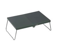 Sharplace Folding Camping Table Aluminum Top Multipurpose Lightweight 32cm Mini Beach Table for Garden Boat Barbecue Festival Picnic, Green