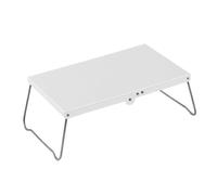 Sharplace Folding Camping Table Aluminum Top Multipurpose Lightweight 32cm Mini Beach Table for Garden Boat Barbecue Festival Picnic, silver