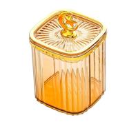 Sharplace Food Canister Nuts Canister Pantry Organization, Multipurpose Food Storage Container Cookie Jar for Pasta Spice Coffee Peanut, amber medium