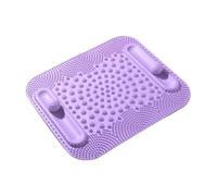 Sharplace Foot Massage Massage Pad Easy to Clean Creative Particle Acupressure Mat Portable for Travel Relaxation Home Long Sitting, Purple